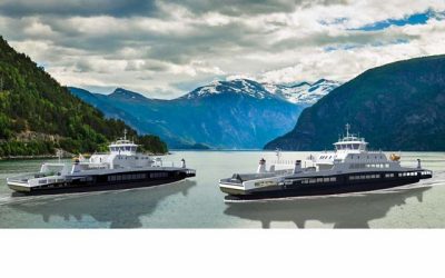 BRUNVOLL PROPULSION AND AUTOMATION FOR FJORD1 ELECTRIC FERRIES