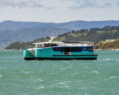 SOUTHERN HEMISPHERE'S FIRST ALL-ELECTRIC FERRY LAUNCHED IN NZ