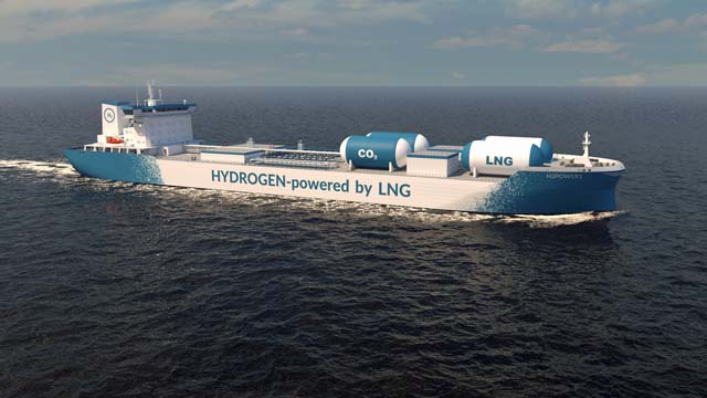 fkab-tanker Hydrogen-LNH hybrid tanker