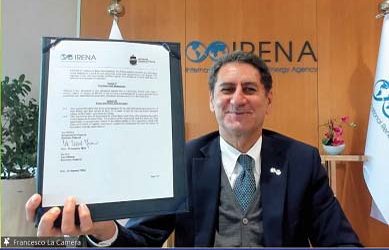 ICS JOINS IRENA IN SUPPORT OF RENEWABLE ENERGY IN SHIPPING