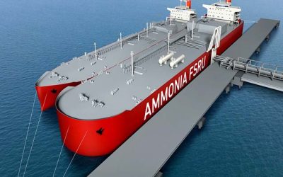 MITSUBISHI AND MOL DESIGN AMMONIA FRSU
