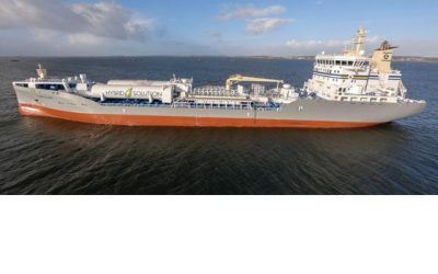 HYBRID TANKER OFFERS ZERO-EMISSION PORT CALLS
