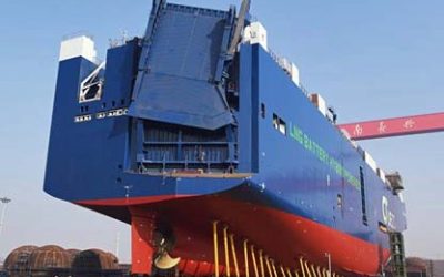 THIRD HYBRID PCTC LAUNCHED BY UECC