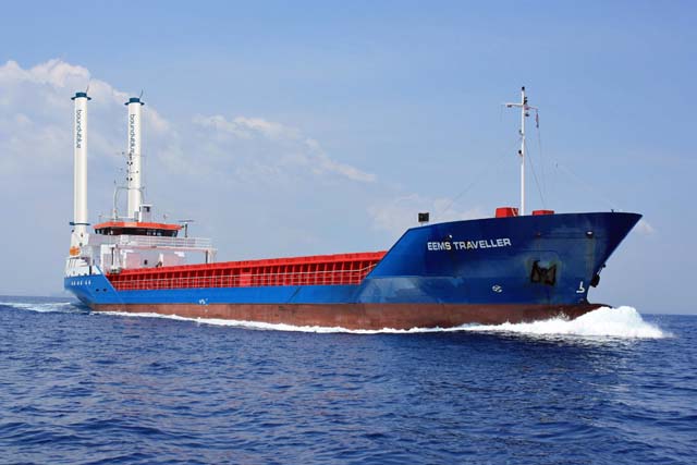 bound4blue-sail Esail cargo ship