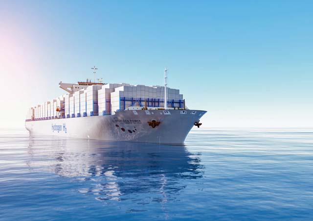 Liqiud Hydrogen renewable energy in vessel – LH2 hydrogen gas fo Fuel cell (BV)