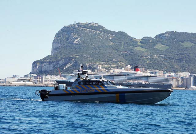 damen-patrol HMC Sentinel Damen Gibraltar patroil boat