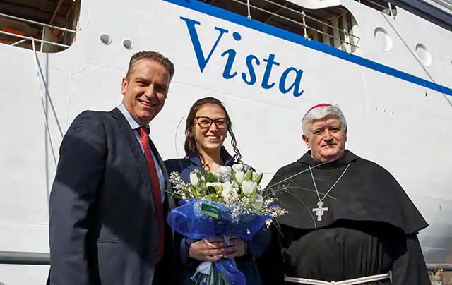 fincantieri-vista Vista cruise ship launch