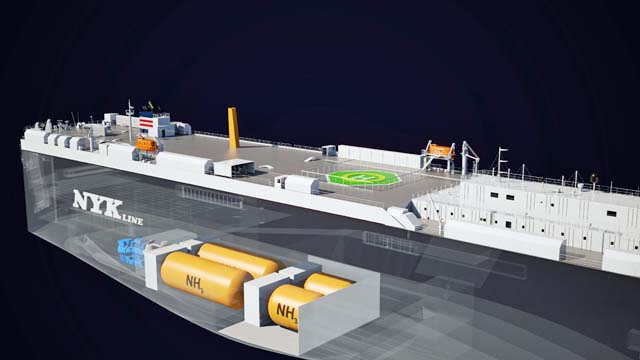 nyk-ammonia Ammonia fuel ship