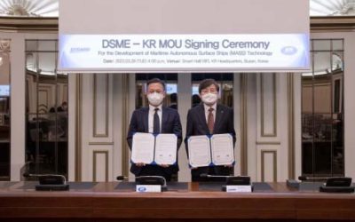 KOREAN REGISTER AND DSME TO COLLABORATE ON AUTONOMY