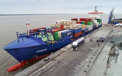 MAN-ENGINED VESSEL CUTS GHG BY 27% RUNNING ON GREEN GAS