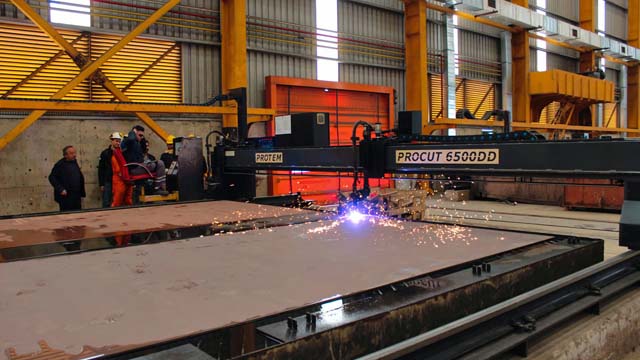 Steel cutting Cemre Scandlines ferry