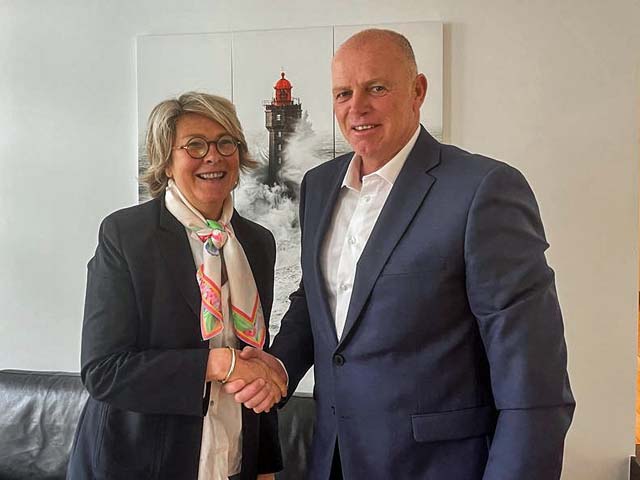 epso-interferry ESPO Secretary General Isabelle Ryckbost and Interferry CEO Mike Corrigan