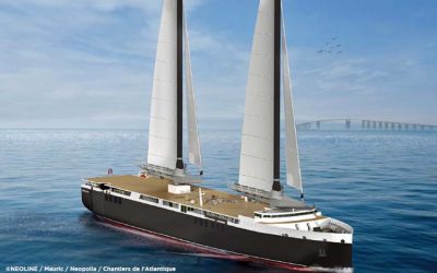 CHANTIERS DE L’ATLANTIQUE SOLID SAILS TO POWER WIND-POWERED CARGO SHIP