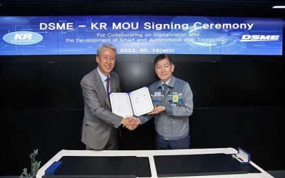 KR AND DSME COLLABORATE ON SMARTER, MORE EFFICIENT, SHIPS