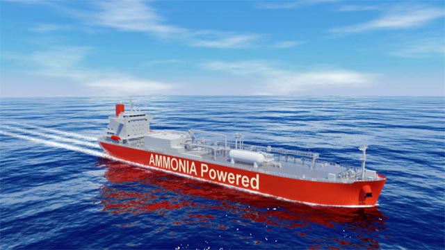 MOL ammonia fuelled tanker