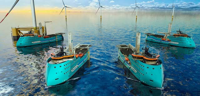 Four Ulstein CSOVs Methanol fuel