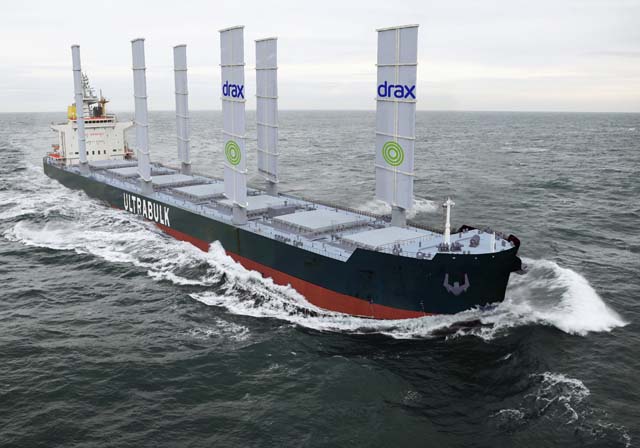 sgs-drax Drax Panamax bulker with FastRig