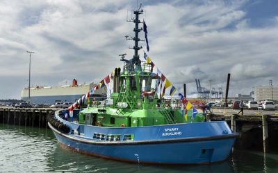 DAMEN DELIVERS ALL-ELECTRIC TUG TO NEW ZEALAND