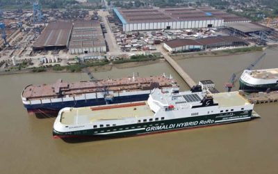 GRIMALDI’S 11th GG5G RO-RO DELIVERED