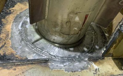 CORRODED SCRUBBER OUTLETS REPLACED WITHOUT DELAY TO SCHEDULE