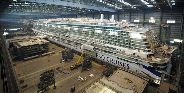 P&O Arvia at Meyer Werft