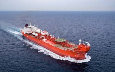 NORTH SEA LNG DUAL FUEL SHUTTLE TANKER DELIVERED