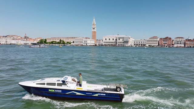 Nippon Express Venice hydrogen powered delivery boat