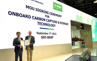 SHI JOINS WITH BASF FOR ONBOARD CARBON CAPTURE PROJECT