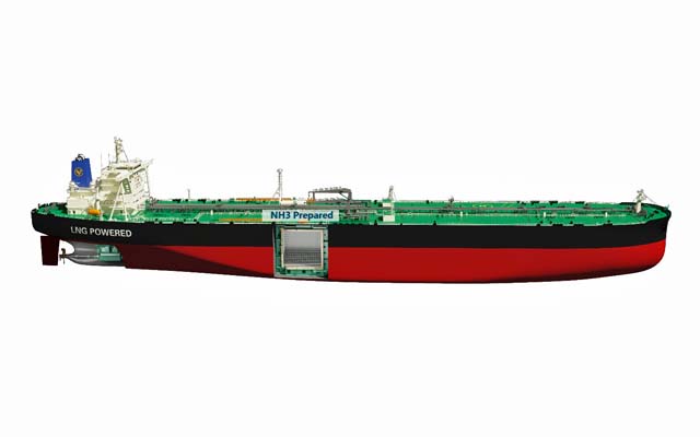 China LNG/Ammonia VLCC design