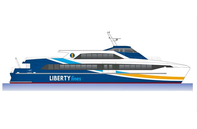Liberty Lines hybrid ferry