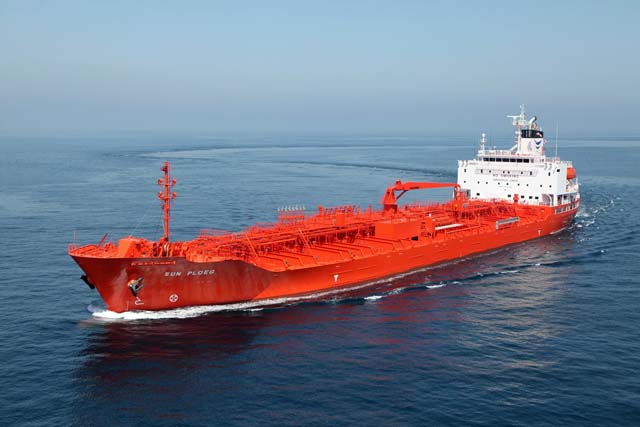 Hansa managed chemical tanker
