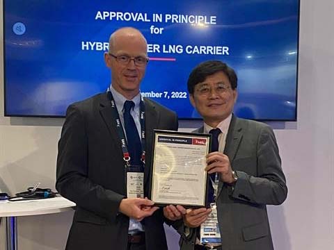 AiP from ABS for DSME hybrid LNGC