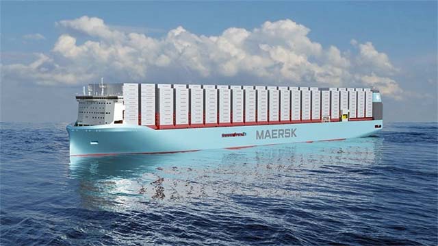 Maersk methanol container ship