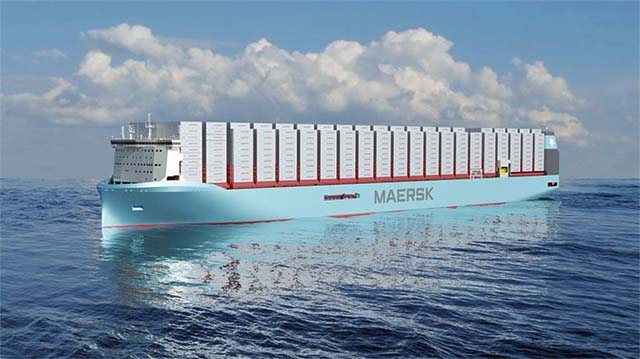 abs-maersk Maersk methanol container ship