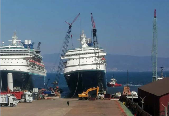 Turkish recycling yard - from BIMCO report