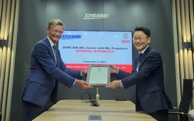 BV PROVIDES AiP FOR DSME AMMONIA PROJECT