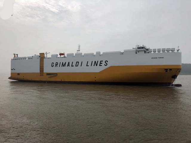 Grimaldi PCTC ship