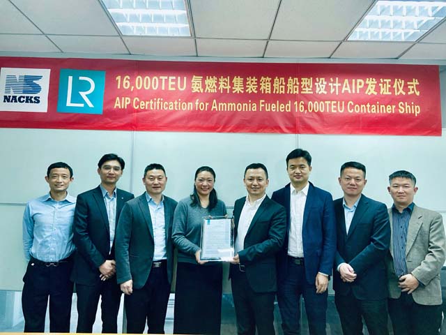 lr-nacks LR-NACKS AiP ammonia container ship