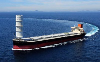 JAPANESE WIND-ASSISTED COAL CARRIER DELIVERED