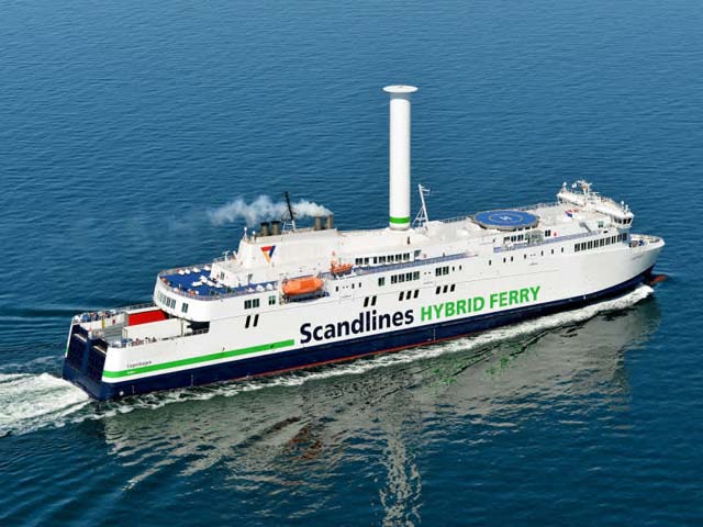 scandlines-rotor Rotor Sail on Scandlines ferry