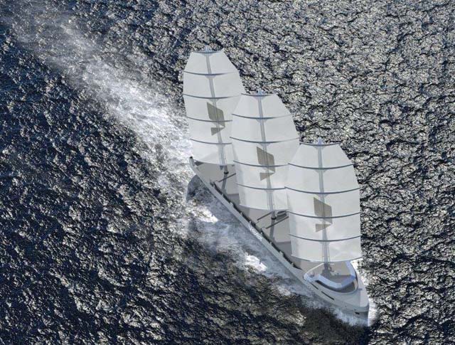 veer-sail Veer sail/hydrogen container ship