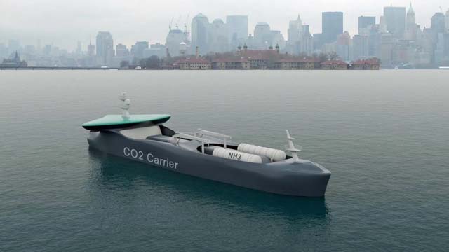 CO2 carrier (Breeze Ship Design)