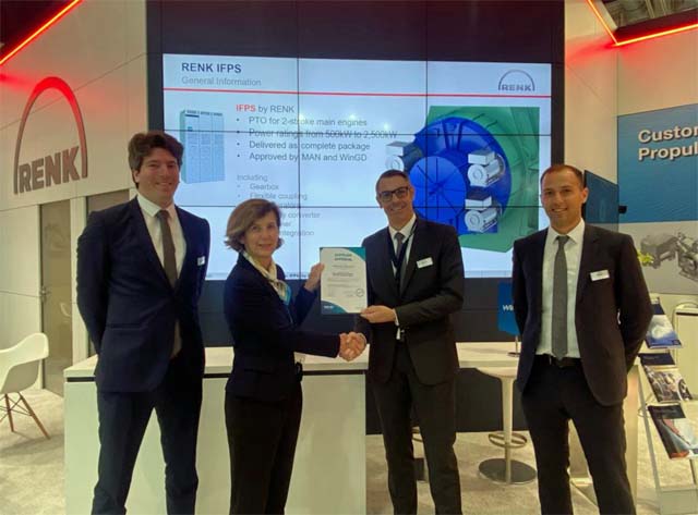 renk-wingd WinGD approval for Renk PTO