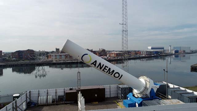 ANEMOI EXTENDS LEASE ON SAIL TEST BASE