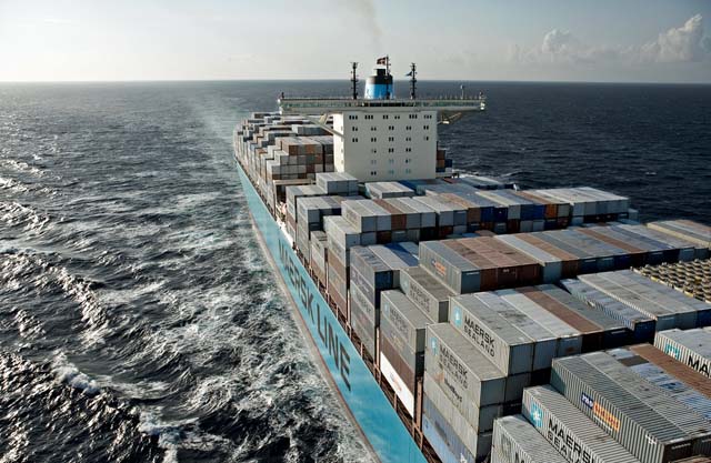 Maersk container ship (Danish Shipping)