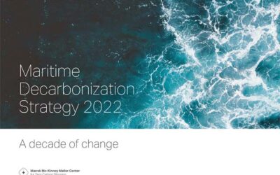 MÆRSK MC-KINNEY MØLLER CENTER PUBLISHES LATEST DECARBONISATION REPORT