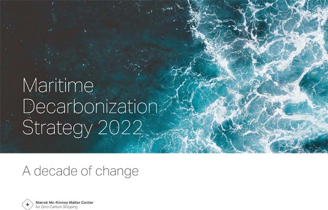 Maersk McKinley Moller Zero Carbon Shipping strategy