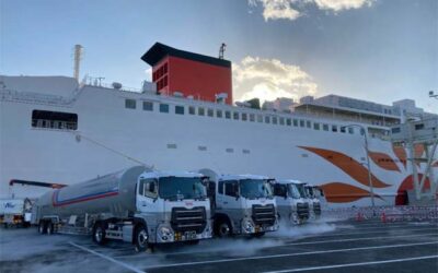 NEW FERRY RECEIVES JAPAN’S FIRST TRUCK-TO-SHIP LNG BUNKERS