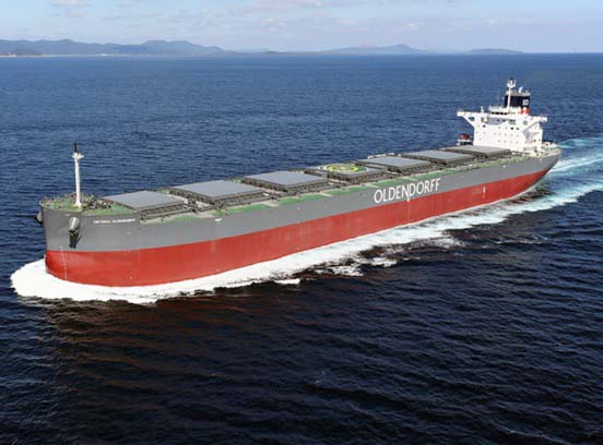 Oldendorff bulk carrier (Alpha Ori / Seaborne Comms)