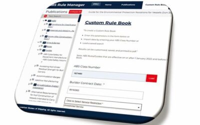 ABS DIGITAL RULE BOOK NAVIGATES CLASSIFICATION COMPLEXITIES